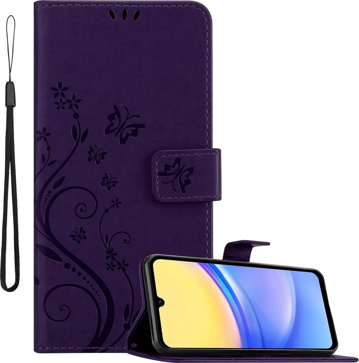 Floral dark purple