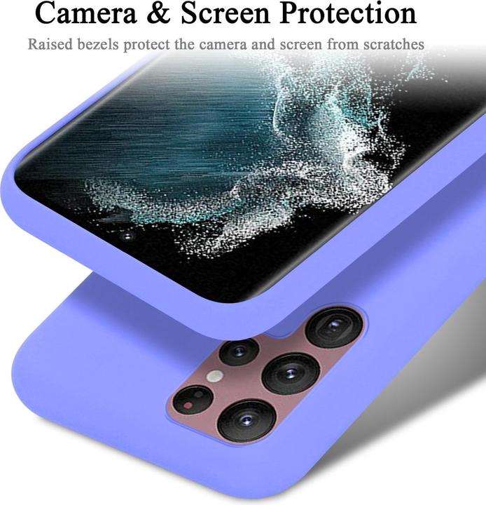 Image du produit Cadorabo TPU Liquid Silicone Case Housse (Samsung Galaxy S22 Ultra)