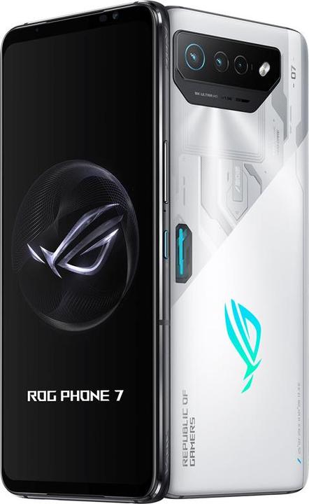 Actual product image ASUS ROG Phone 7 (256 GB, Storm White, 6.78", Dual SIM, 50 Mpx, 5G)
