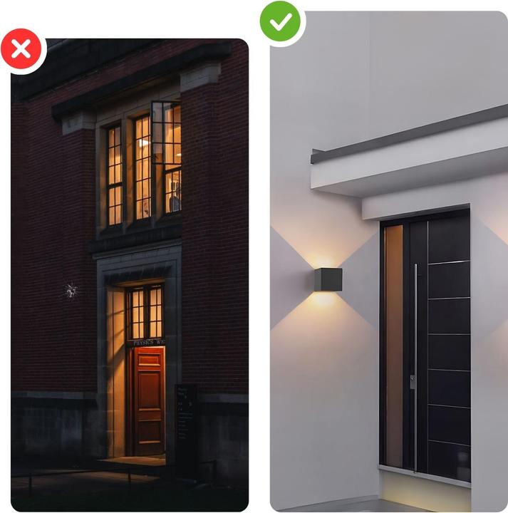 Image du produit Hermex Applique murale LED Applique murale up-down Applique murale de façade (1000 lm, IP65)