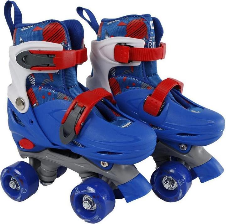 Street Rider Rollschuhe Blau verstellbar, Grösse 27-31 (28)
