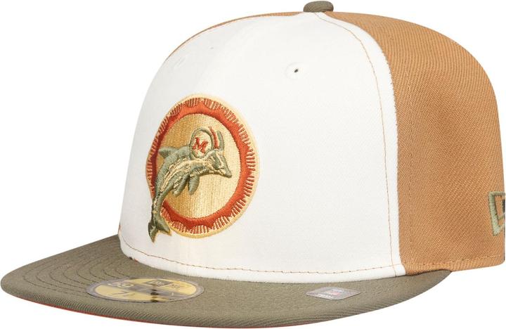 New Era 59Fifty Fitted Cap Throwback Miami Dolphins - 7 1/4 (7 1/4)