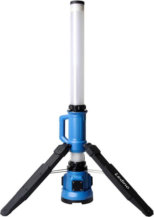 Produktbild Ledino LED-Strahlersäule 40W Aufstell-Arbeitsleuchte Rath H40, 3200lm, Akku + 230V für Bau, Werkstat (3200 lm)