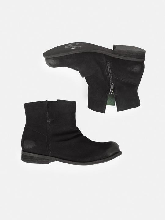 Immagine prodotto Felmini WIDE FIT ORDERG W104 Stivaletto basso in pelle scamosciata con zip interna. Questo stile (39)