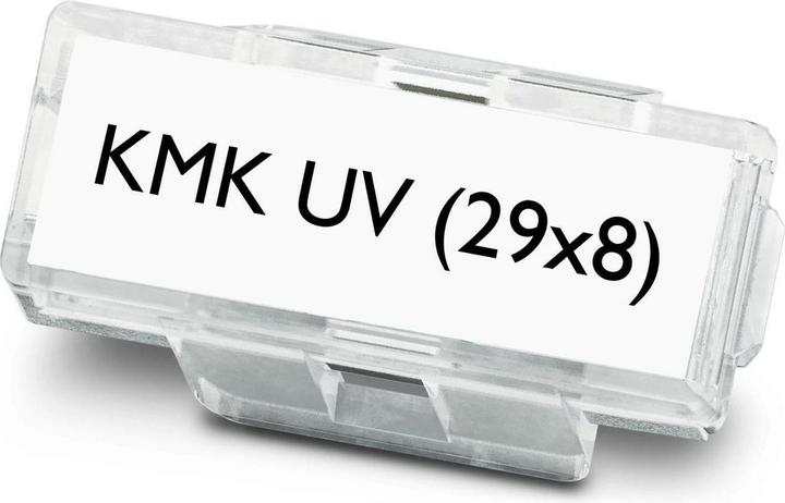 Produktbild Phoenix Contact 1014107 KMK UV (29X8) Kennzeichnungsträger Montage-Art: Kabelbinder Transparent 100 St. (29 mm, 100 Stk.)