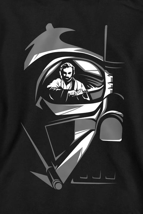 Actual product image Star Wars Unisex Adult Obi Wan Kenobi Vader Eye Sweatshirt (L)