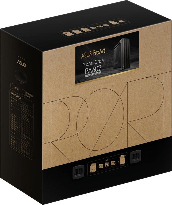 Immagine prodotto ASUS ProArt PA602 Edizione Legno (mATX, DTX, Mini-ITX, Mini-DTX, ATX, E-ATX)