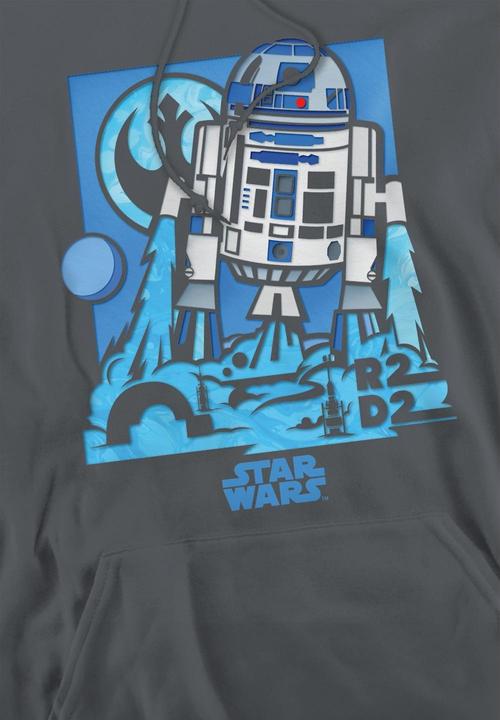 Produktbild Star Wars Papercut Kapuzenpullover (L)