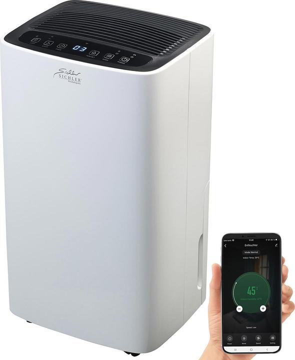 Produktbild Sichler Smarter WLAN-Luftentfeuchter (12 l/24h)