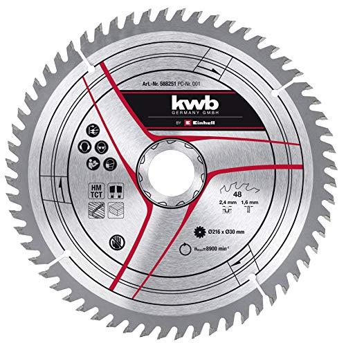 Einhell Stationary Saw Accessory, TCT circ saw blade 216x30 T60