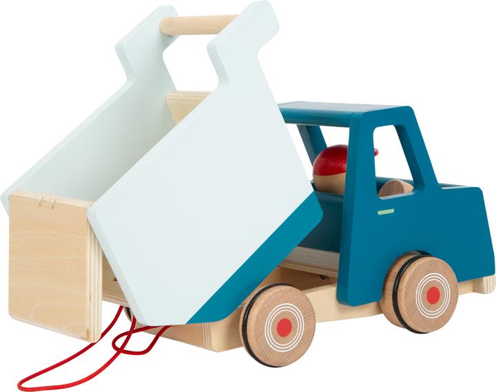 Actual product image small foot Dump truck pull-behind vehicle