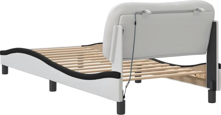 Produktbild VidaXL Bettgestell mit LED Kunstleder (80 x 200 cm)
