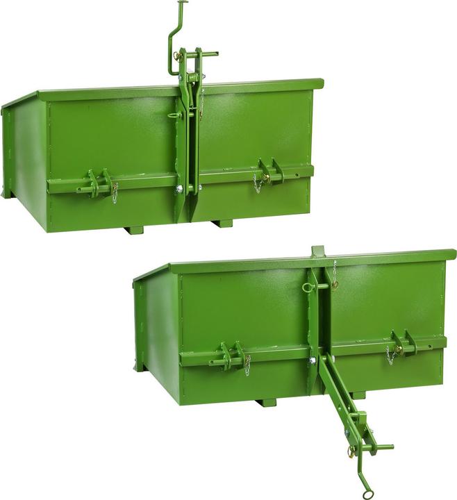Produktbild Dema Heckcontainer / Heckmulde 1200S grün 800kg (410 l)
