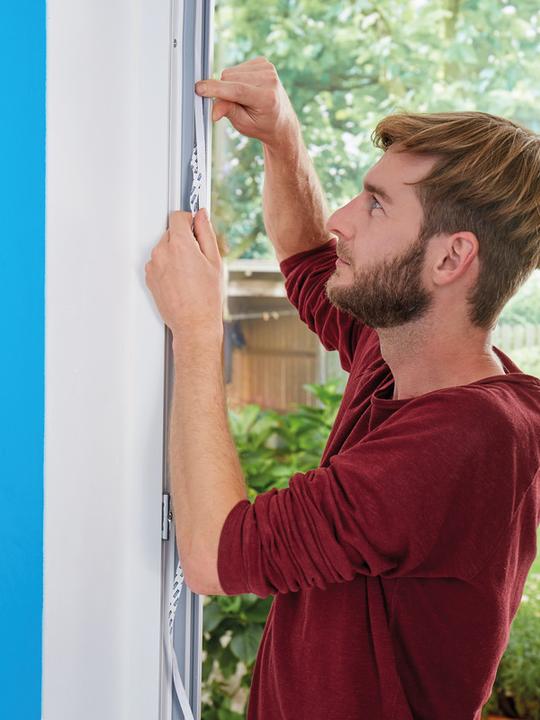 Actual product image tesa Insect screen COMFORT for windows, with Velcro tape, self-adhesive, without drilling (170 x 180 cm)