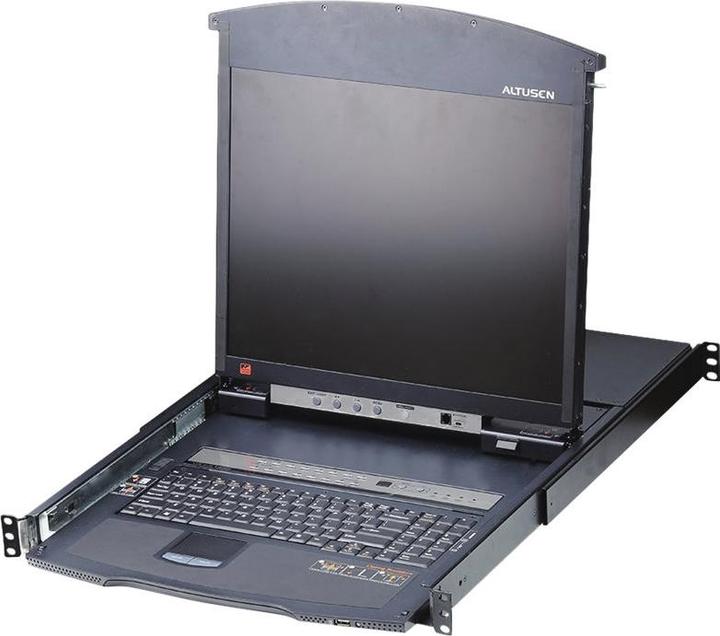 Produktbild Aten KL1516AiM ALTUSEN 19" Konsole mit KVM Switch, 16-fach, 43,18 cm
