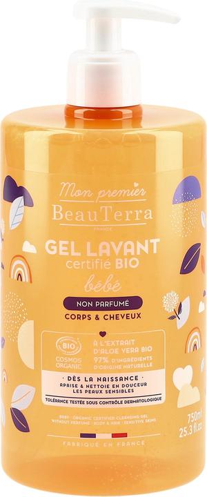 Produktbild BeauTerra Baby Duschgel ohne Parfum Bio Fl 750 ml