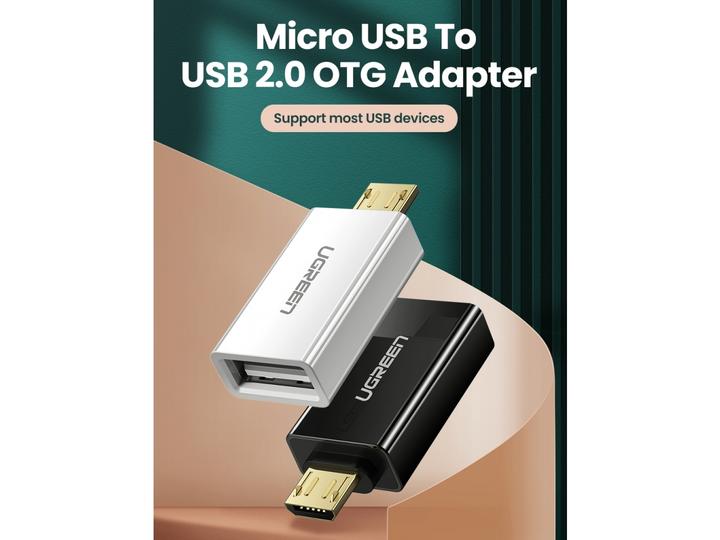 Produktbild Ugreen MicroUSB zu USB Adapter OTG On-The-Go (Micro USB, USB)