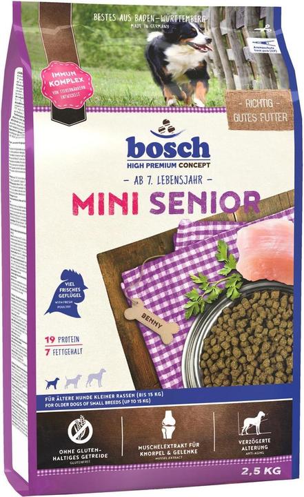 Image du produit Bosch Petfood Mini Senior (Senior, 1 pcs, 2500 g)