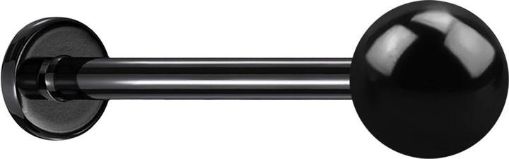 Star Piercing Micro Labret schwarz mit Kugel (Chirurgenstahl 316L, ohne Messing)