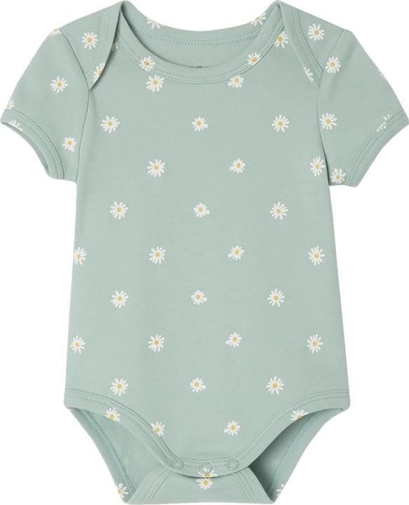 Actual product image Vertbaudet Bio-Kollektion: 3er-Pack Baby Schlupfbodys mit kurzen Ärmeln (92, 98)