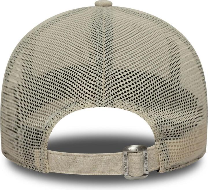 Actual product image New Era 9Twenty Trucker Cap - Leinen New York Yankees Beige