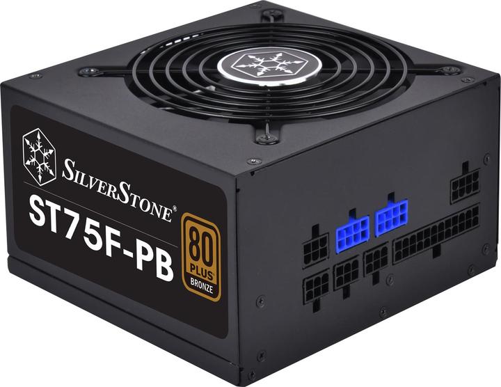 Produktbild Silverstone SST-ST75F-PB - Strider Plus Series, 750W 80 Plus Bronze ATX PC Power Supply, Low Noise 1 (750 W)