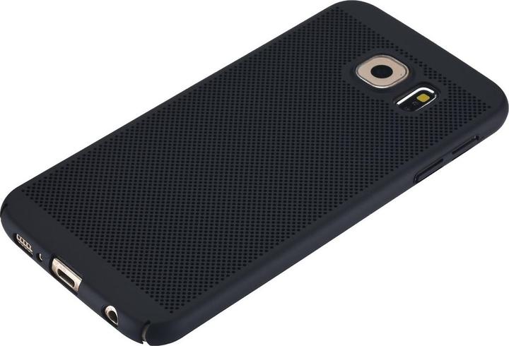 Produktbild König Design Handyhülle für Samsung Galaxy S7 Edge Schutzcase Backcover Bumper Etuis Schwarz (Samsung Galaxy S7 Edge)