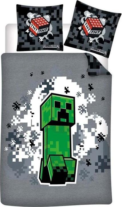 Immagine prodotto Aymax MINECRAFT - Parure de lit 140x200cm 65x65cm