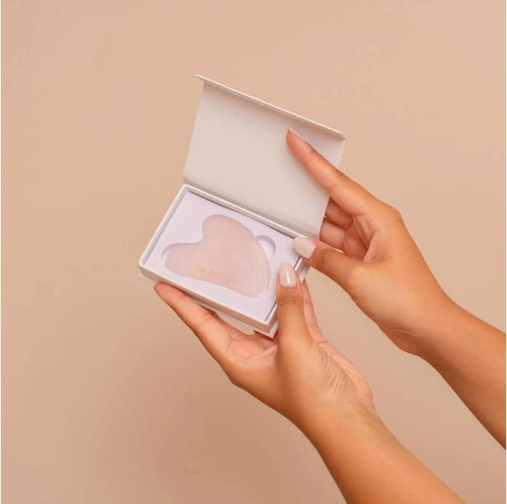 Actual product image VBEAUTY Tools - Gua Sha Rose Quartz