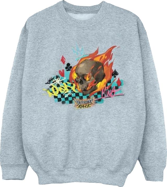 Disney Wreck It Ralph Race Skull Sweatshirt Mädchen (128)