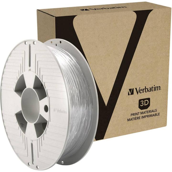Actual product image Verbatim Durabio 500g Clear 2.85mm 3D Filament (PMMA, Carbon, 2.85 mm, 500 g, Transparent)