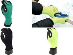Produktbild Hygostar Kälteschutz-Handschuh WINTER STAR, grün/schwarz,XXL Grobstrickhandschuh aus Polyester & Baumwolle (11)