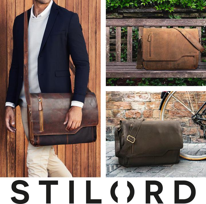 Produktbild Stilord Marlon Laptoptasche mit Schultergurt (15.60")