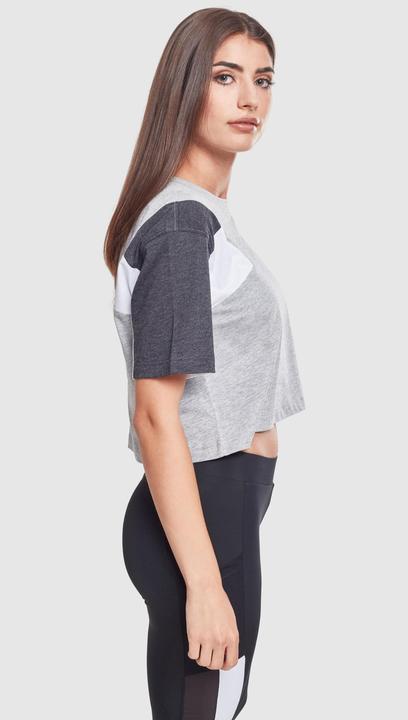 Actual product image Urban Classics Ladies 3-Tone Short Oversize Tee (XXL)