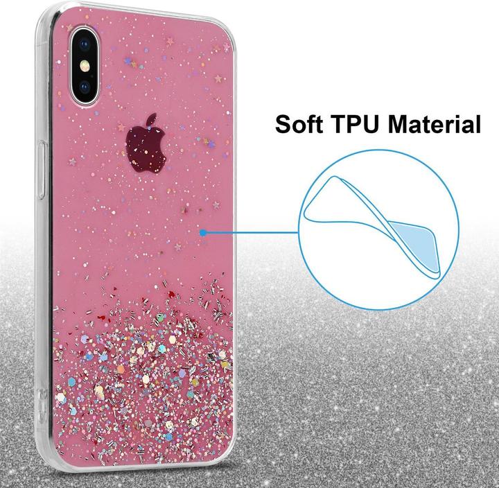 Image du produit Cadorabo Couverture TPU paillettes scintillantes (Apple iPhone XS Max)