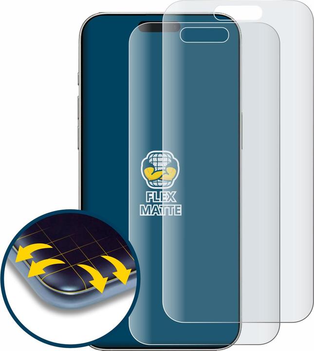 Immagine prodotto BROTECT Protezione dello schermo a schermo intero Pellicola antiriflesso opaca (2 Pezzo/i, Apple iPhone 16)