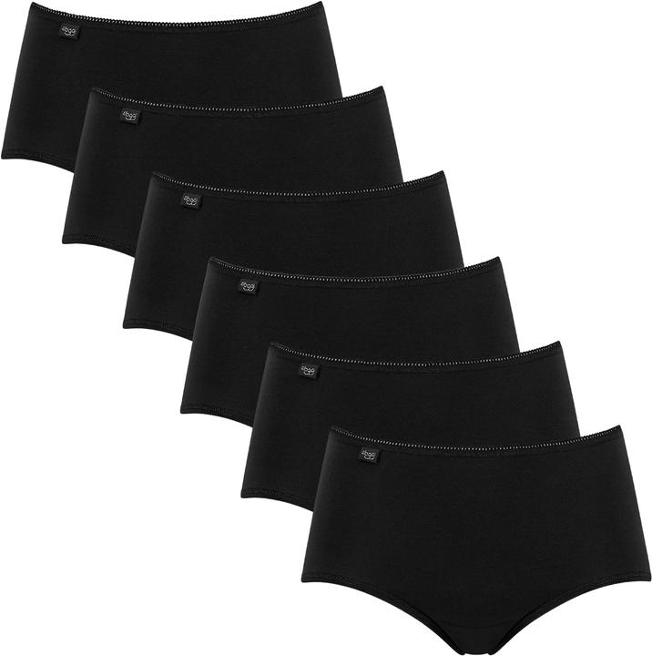 Immagine prodotto Sloggi Confezione da 6 slip midi in cotone 24/7 (50, 5XL, confezione da 6)