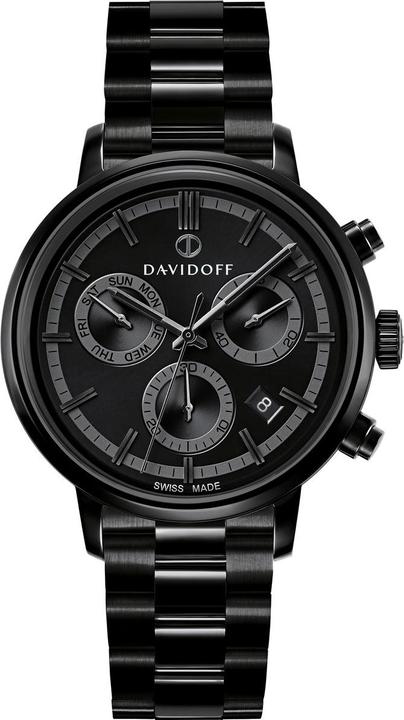Davidoff Cronografo Essentials No. 2 (Orologio da polso analogico, 44 mm)