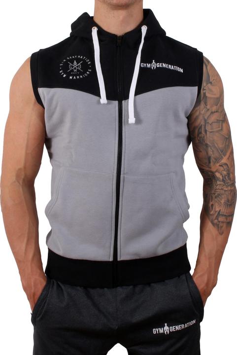 Gym Generation Warriors Hoodie GREY (S, M)