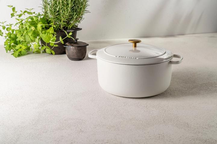 Image du produit Ballarini Cocotte BELLAMONTE 37 cm ovale 9,5 litres en fonte blanche (37 cm, Cocotte + faitout, Fonte)