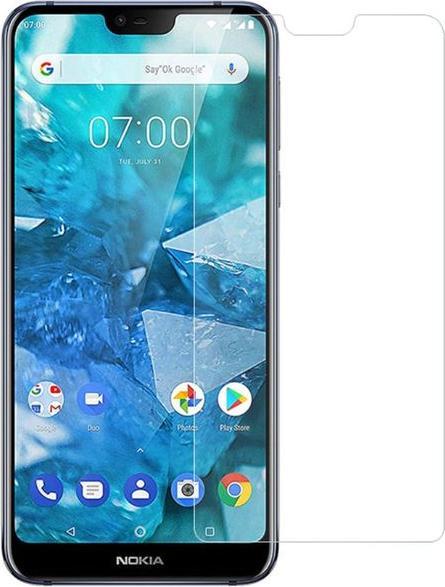Actual product image MU Budget Protective glass screen protector (1 Piece, Nokia 7.1 Plus)