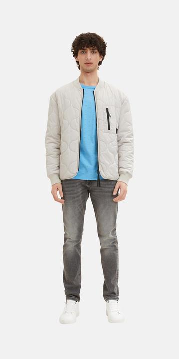 Actual product image Tom Tailor T-Shirt Kurzarmshirt gepunktet mit Brusttasche (S)