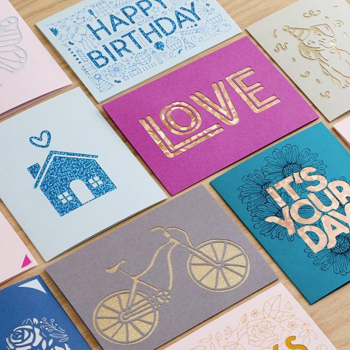 Actual product image Cricut Cut-Away Cards Pastel R40 12,1cm x 16,8cm 12-pack (P)