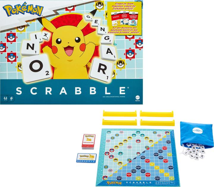 Actual product image Scrabble Pokemon (D) (German)