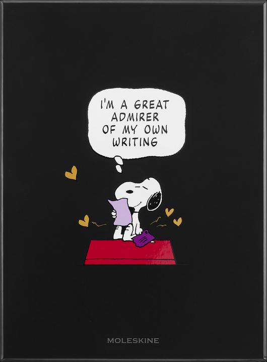 Actual product image Moleskine Set Peanuts NB+12Stifte+Spiz (13 x 21 cm, Lined, Hardcover)
