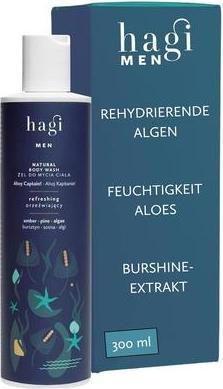 Actual product image Hagi Men Ahoj Captain Natural Cleansing Gel For Men 300Ml (300 ml)