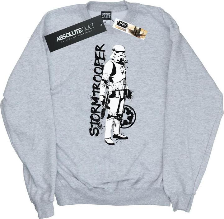 Star Wars The Mandalorian Splat Stormtrooper Sweatshirt (XL)