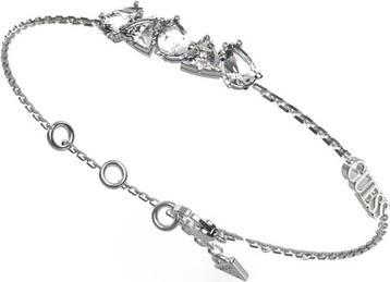 Guess Elegant Steel Bracelet With Zircons Wonderlights Jubb04405jwrh (21 cm)