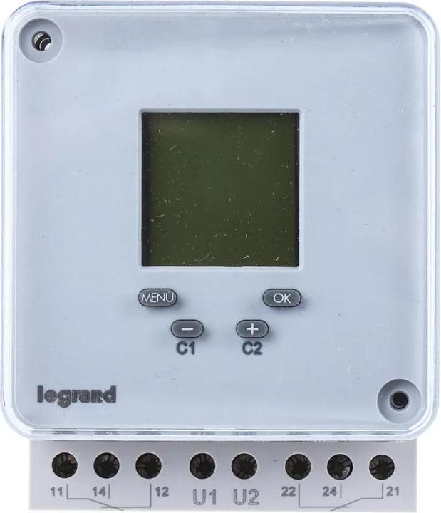 Image du produit Legrand LEG 49682 Horloge digitale 230V MAXIREX D2 encastrement frontal