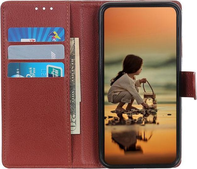 Actual product image MU Classic Litchi Leather Bookcover Series (Google Pixel 8)